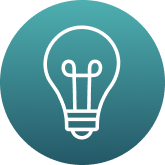 Icon of a lightbulb.