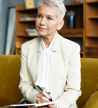 HR Executive taking notes